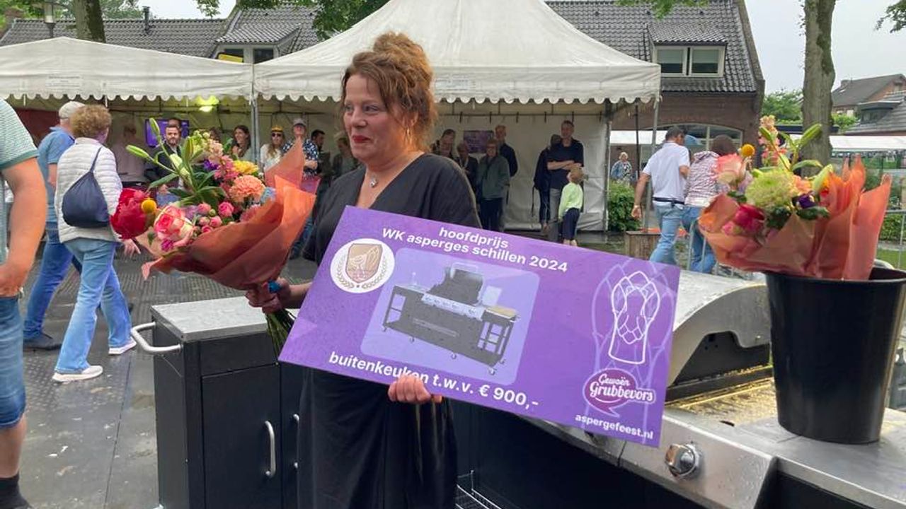 Sandra Janssen wint WK Aspergesschillen