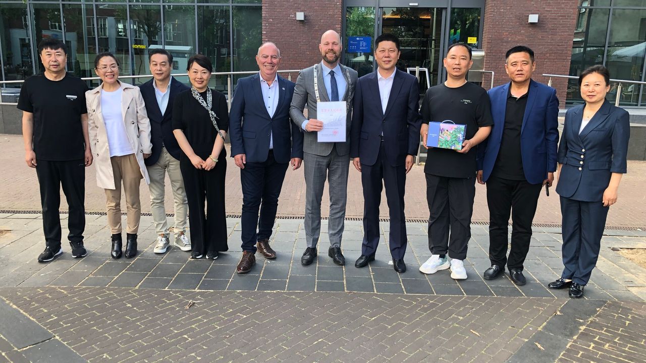 Chinese delegatie op bezoek in Horst aan de Maas