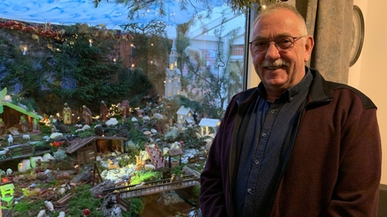 Mega-kerstdorp in aanbouw huis Theo (69): 'Echt mijn hobby'