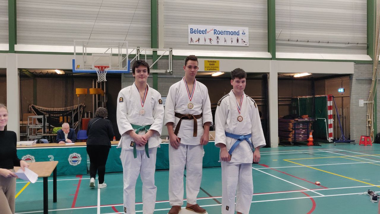 Succes voor Horst op Limburgse kampioenschappen Judo