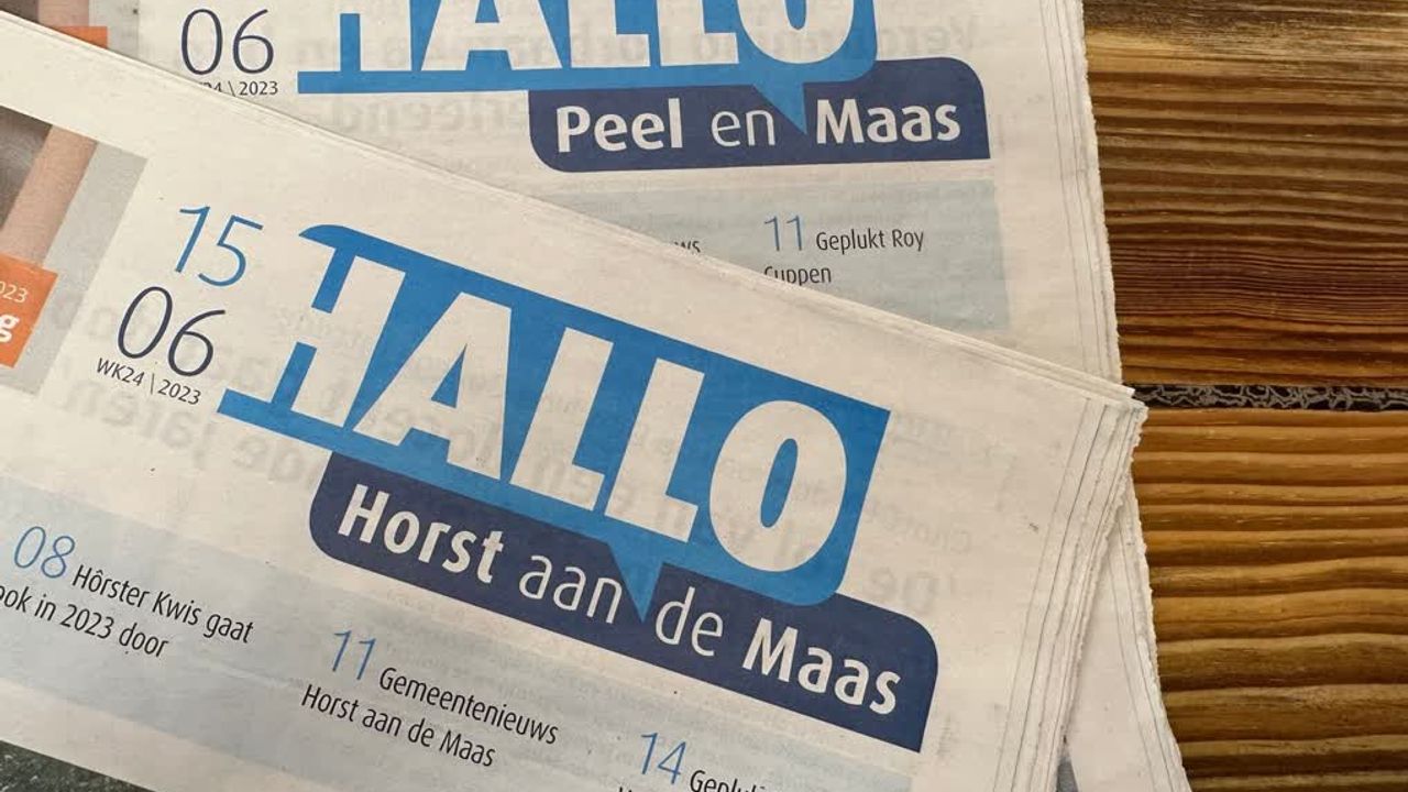 Uitgever Hallo Horst aan de Maas en Hallo Peel en Maas failliet