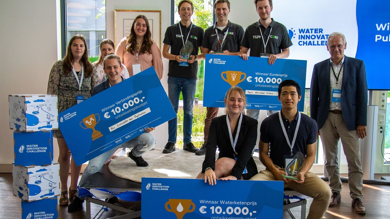 Studenten winnen prijzen voor de Water Innovation Challenge