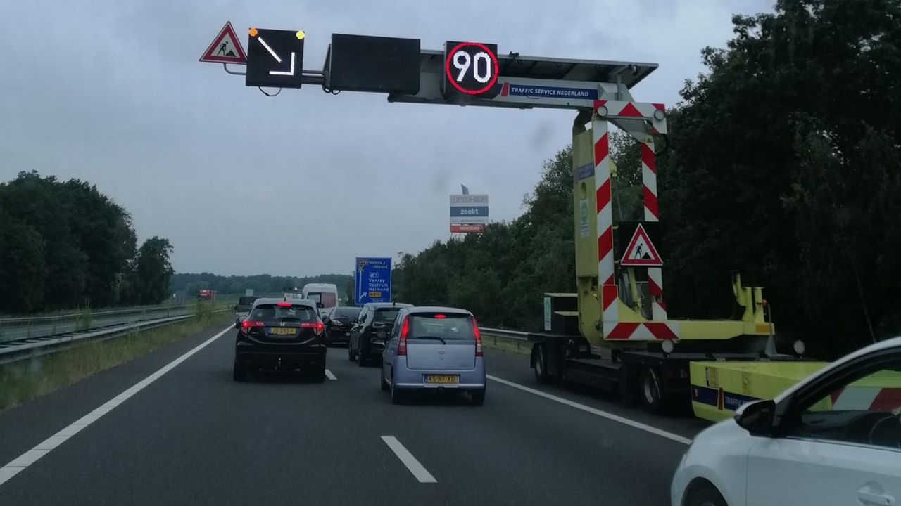 A73 afgesloten vanaf Venray richting Nijmegen