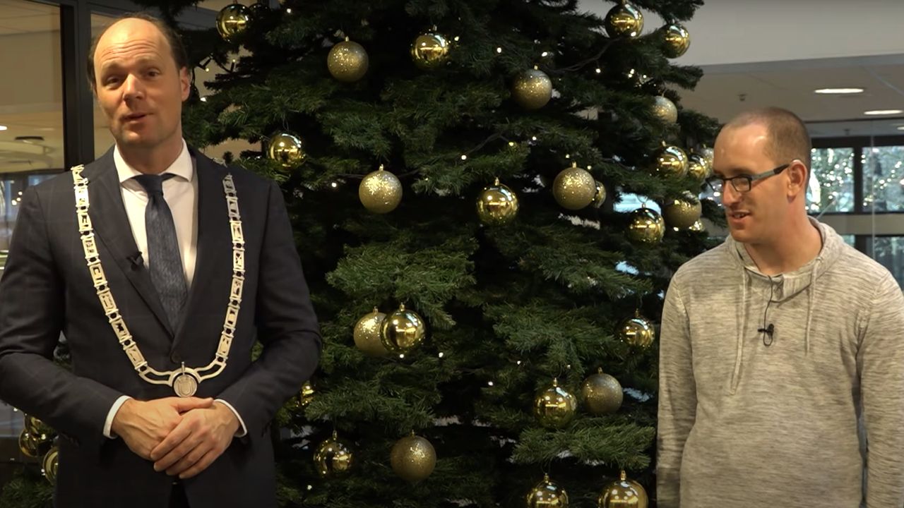 Kersttoespraak burgemeester Ryan Palmen en Jeroen Gommans